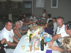 repas du soir camping des Aiguades1