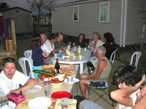 repas du soir camping des Aiguades2